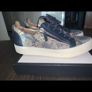 giuseppe zanotti snakeskin shoes